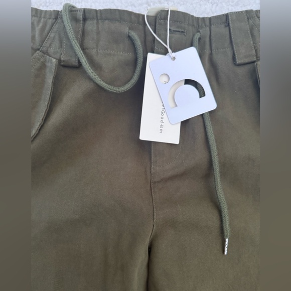 Olive Green Cargo Pants - Picture 3 of 4